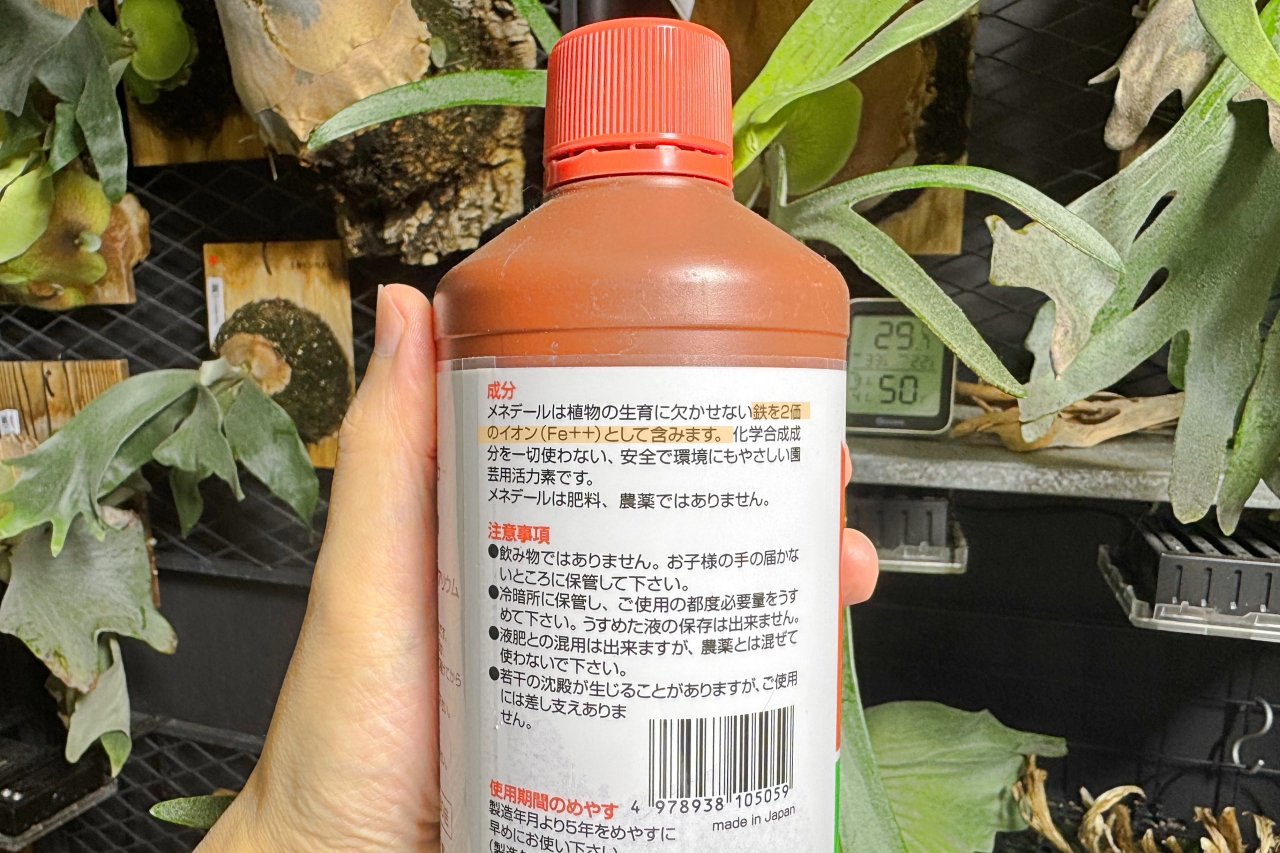 ビカクシダ栽培における【肥料】と【活力剤】の役割の違いと与えるタイミング